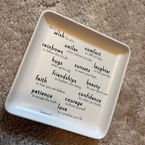 Quotable Ring Dish or Spoon Rest